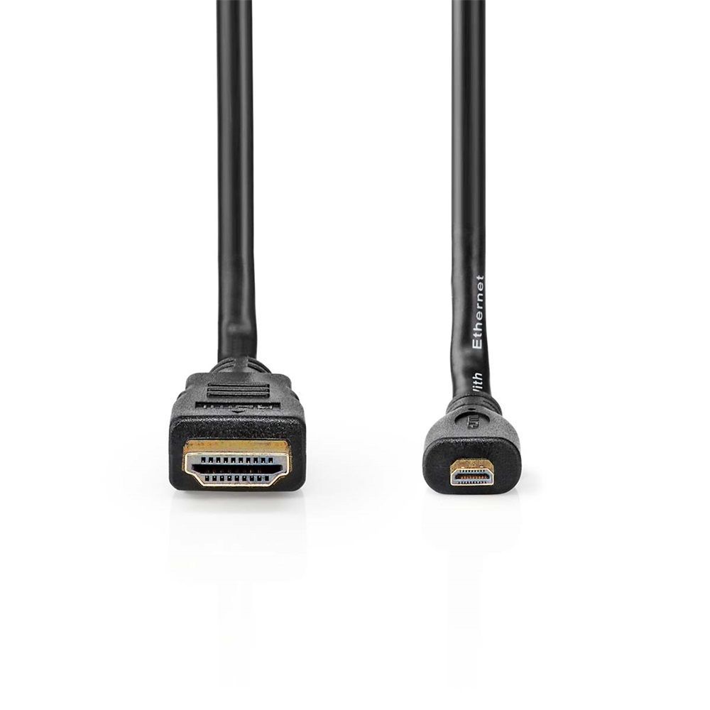 Nedis micro HDMI to HDMI cable 2m Black Nedis micro HDMI to HDMI cable 2m Black