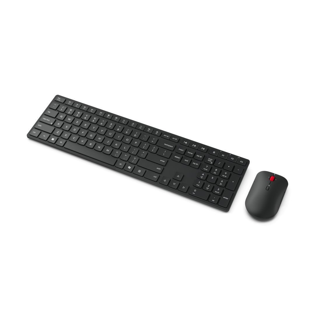 Lenovo Pro 6000 Wireless Bluetooth Multi-Mode Combo Keyboard and Mouse Black HU