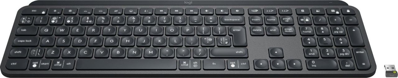 Logitech Mx Keys for Business Wireless Keyboard Graphite UK Logitech Mx Keys for Business Wireless Keyboard Graphite UK