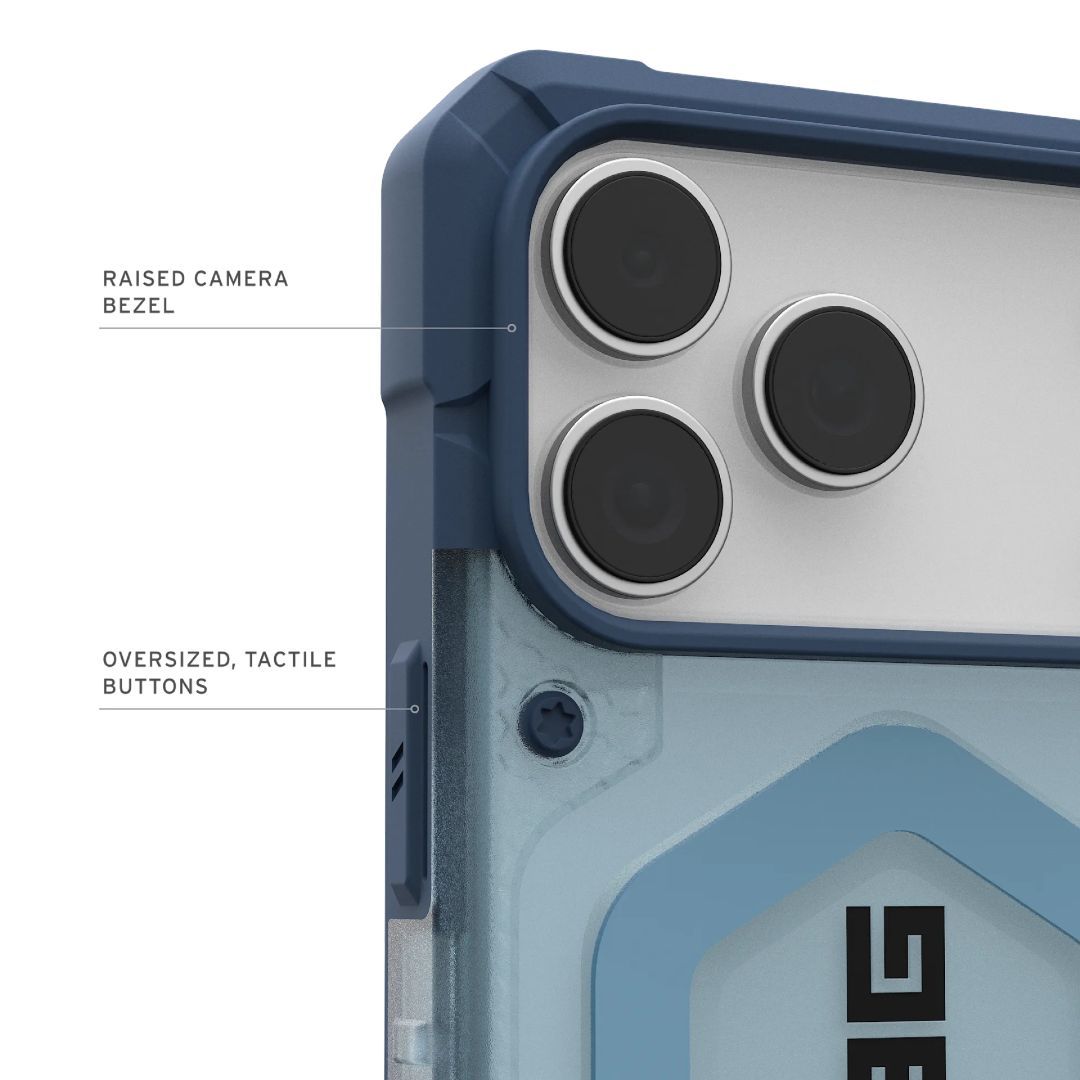 UAG Pathfinder Clear Magsafe case for iPhone 17 Pro Max Blues Lanyard UAG Pathfinder Clear Magsafe case for iPhone 17 Pro Max Blues Lanyard