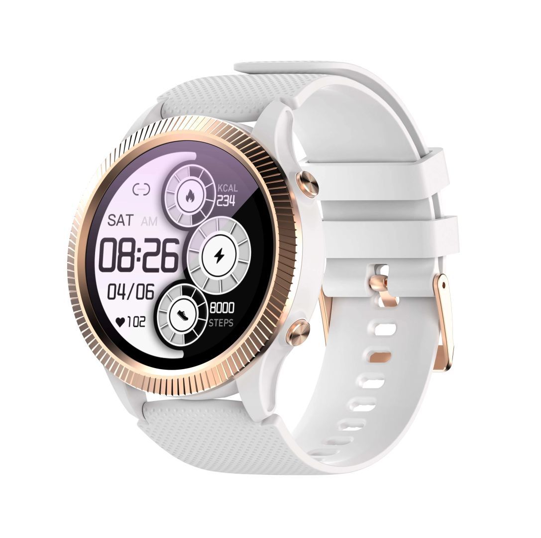 Carneo Athlete GPS Smartwatch White/Gold