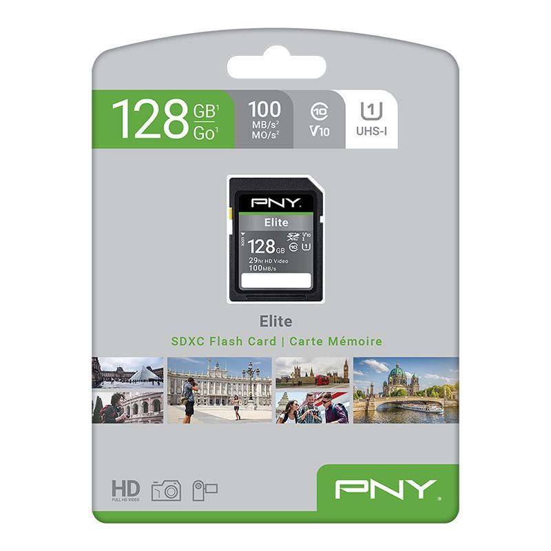 PNY 16GB SDXC Elite Class 10 U1 V10 PNY 16GB SDXC Elite Class 10 U1 V10