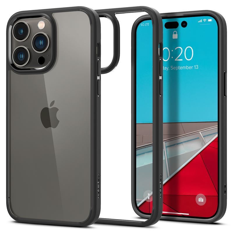 Spigen Ultra Hybrid, matte black - iPhone 14 Pro Spigen Ultra Hybrid, matte black - iPhone 14 Pro