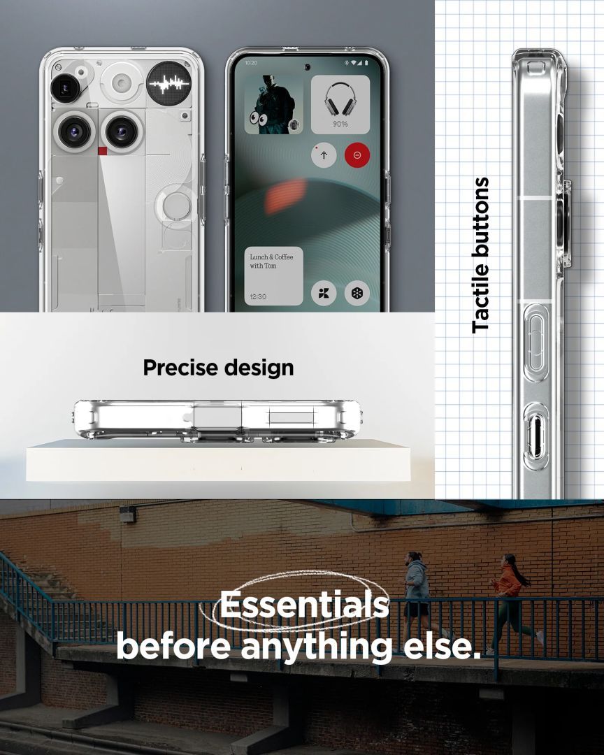 Spigen Ultra Hybrid case for Nothing Phone (3) Crystal Clear