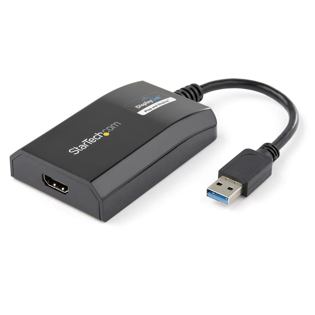 Startech USB 3.0 to HDMI Adapter cable Black Startech USB 3.0 to HDMI Adapter cable Black