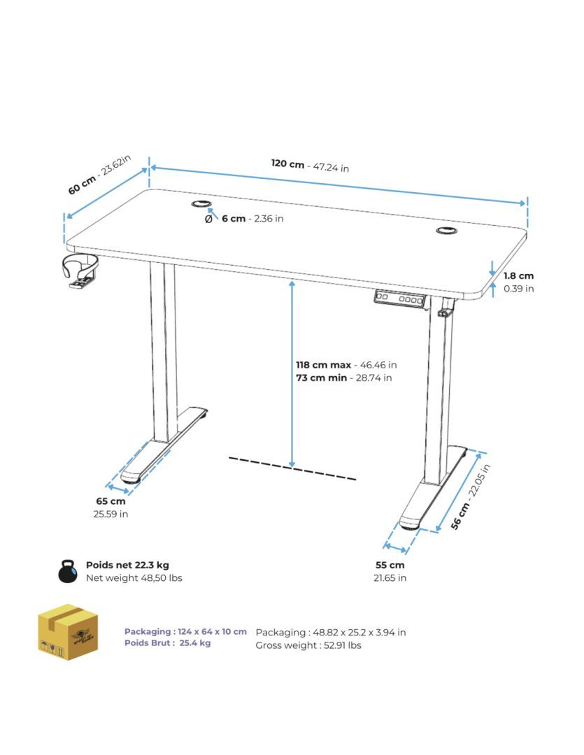 Spirit Of Gamer Headquarter 700 Gaming Desk Black Spirit Of Gamer Headquarter 700 Gaming Desk Black