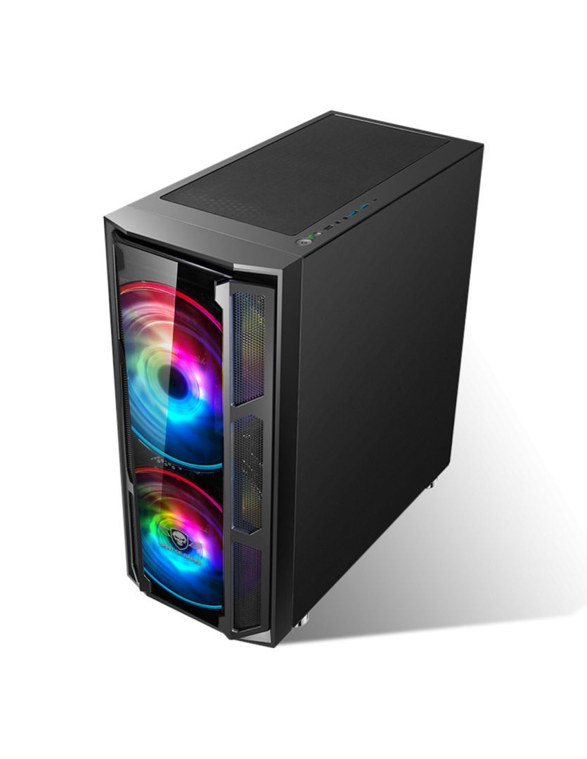 Spirit Of Gamer Ghost 5 RGB Tempered Glass Black
