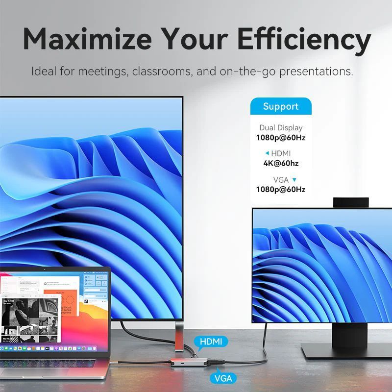 Vention 4-in-1 USB-C Docking Station Vention 4-in-1 USB-C Docking Station