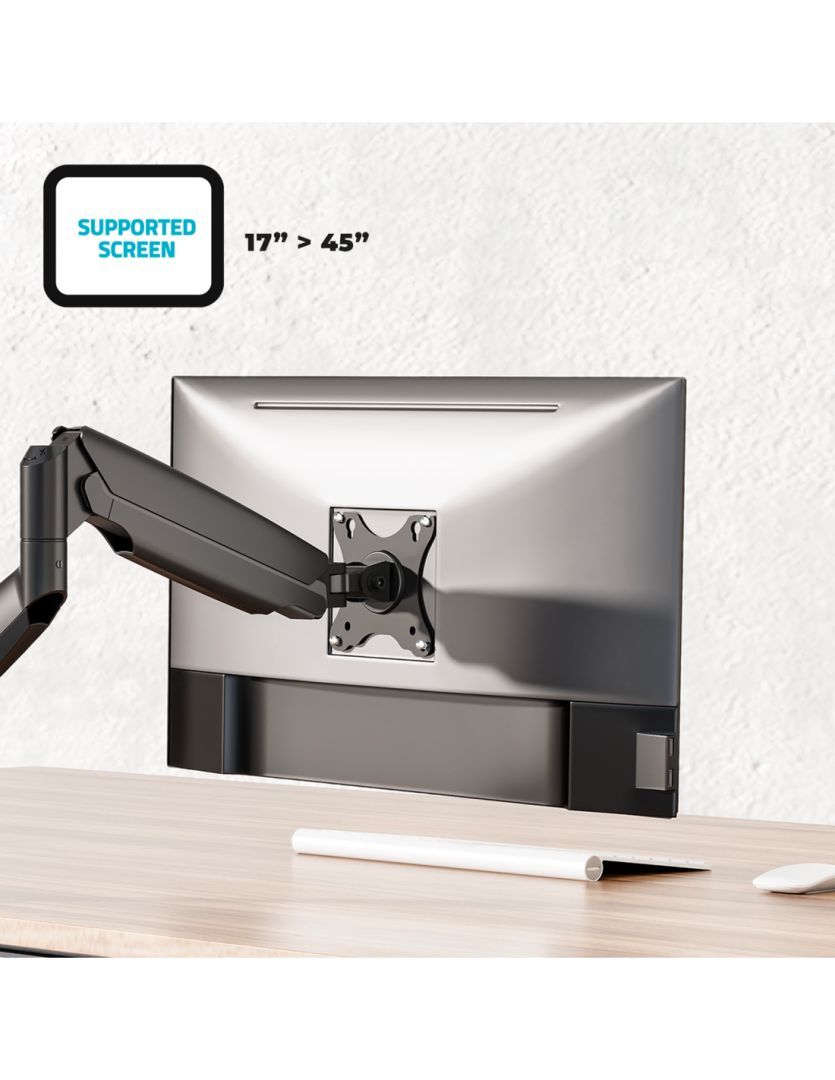 Advance ErgoMounts Xtrem 17"-45" Monitor Console Black Advance ErgoMounts Xtrem 17"-45" Monitor Console Black