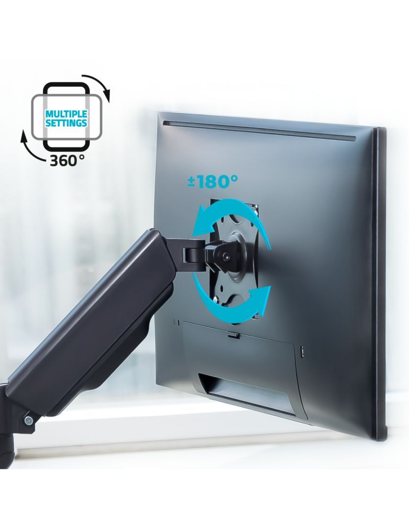 Advance ErgoMounts Xtrem 17"-45" Monitor Console Black Advance ErgoMounts Xtrem 17"-45" Monitor Console Black