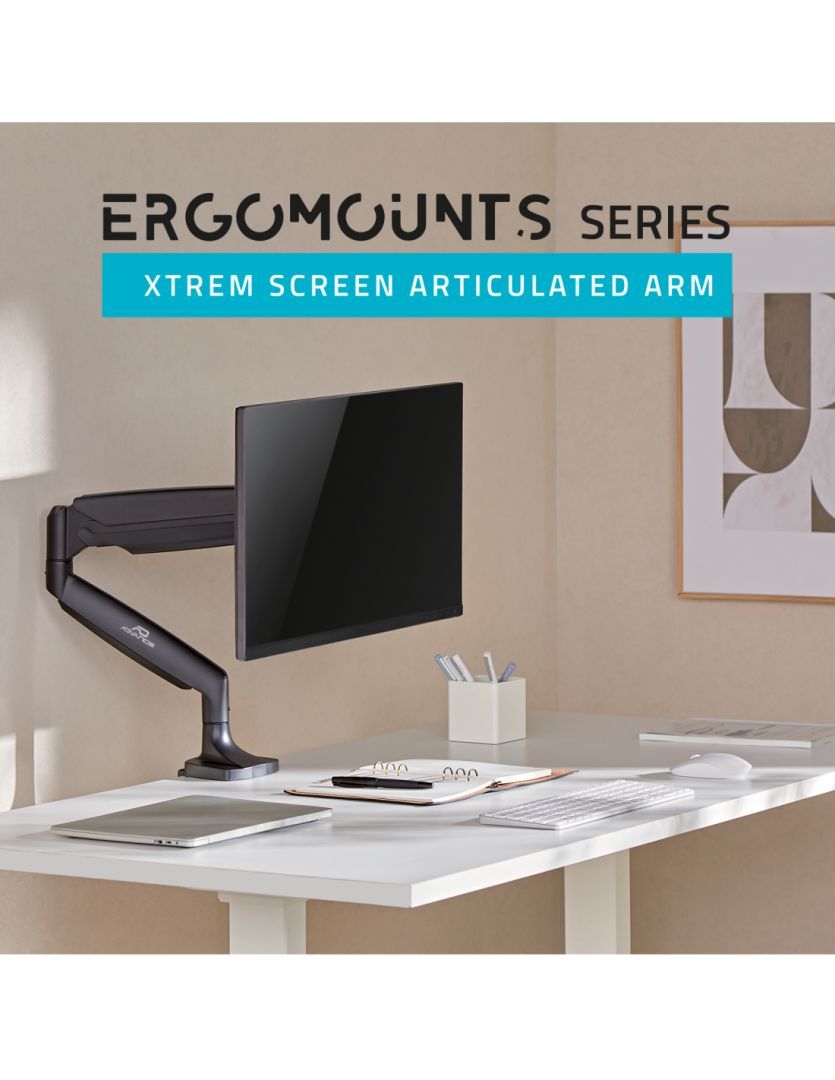 Advance ErgoMounts Xtrem 17"-45" Monitor Console Black Advance ErgoMounts Xtrem 17"-45" Monitor Console Black