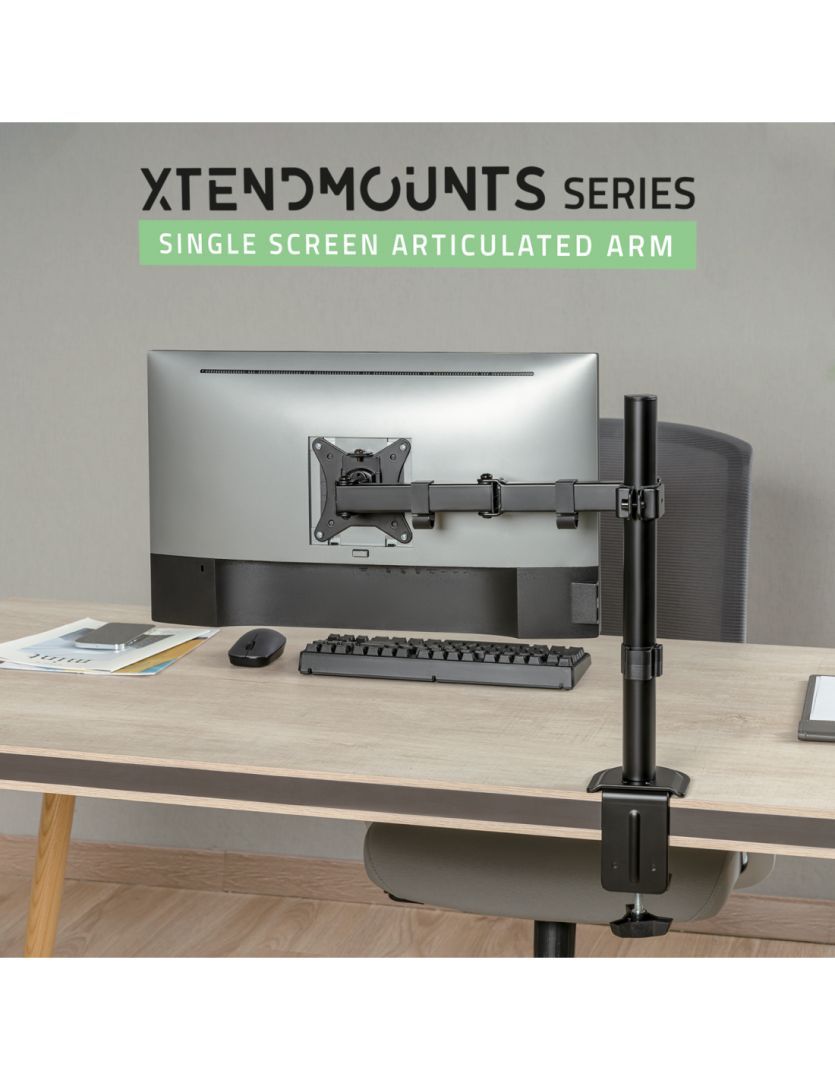 Advance XtendMounts Single 17"-32" Monitor Console Black Advance XtendMounts Single 17"-32" Monitor Console Black