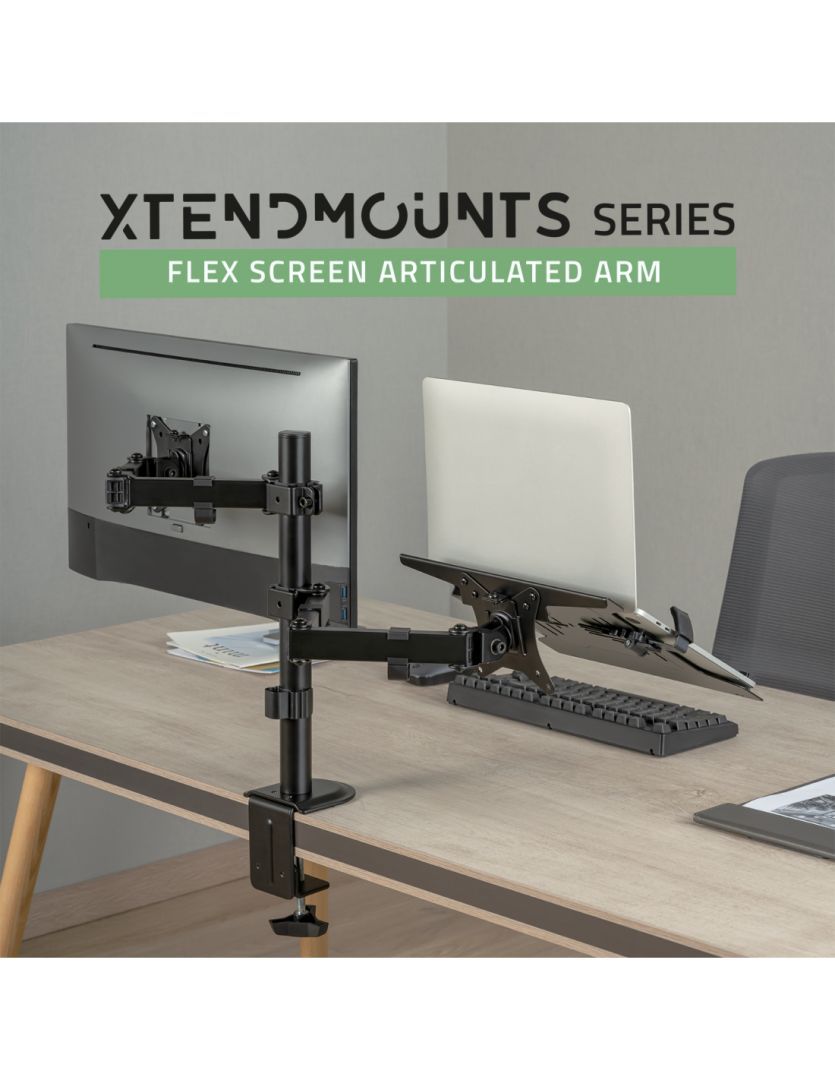 Advance XtendMounts Flex 17"-32" Monitor Console Black Advance XtendMounts Flex 17"-32" Monitor Console Black