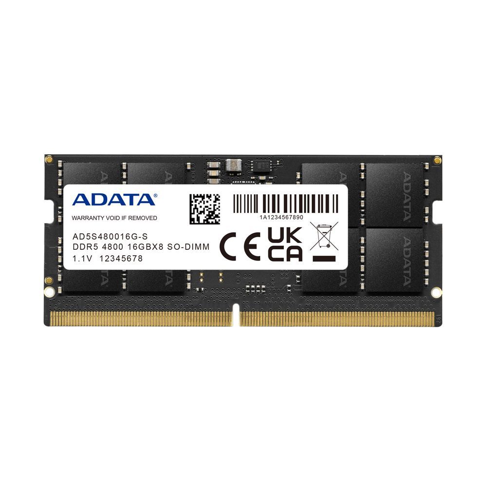 A-Data 16GB DDR5 4800MHz SODIMM A-Data 16GB DDR5 4800MHz SODIMM
