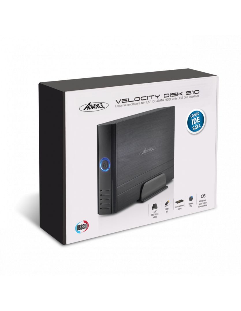 Advance VeloCity Disk S10 USB3.0 to SATA/IDE Black Advance VeloCity Disk S10 USB3.0 to SATA/IDE Black