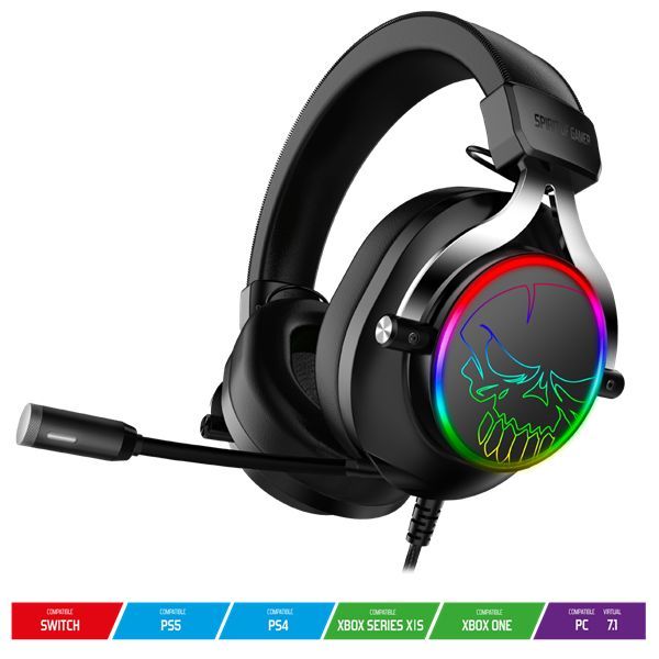 Spirit Of Gamer XPERT-H600 Headset RGB Black Spirit Of Gamer XPERT-H600 Headset RGB Black