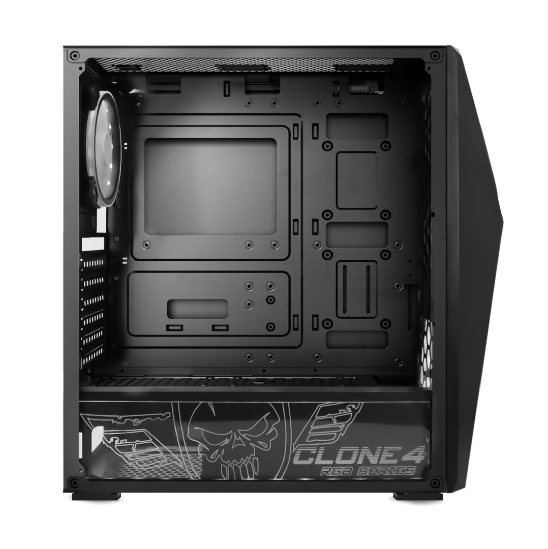Spirit Of Gamer Clone 4 RGB Tempered Glass Black Spirit Of Gamer Clone 4 RGB Tempered Glass Black