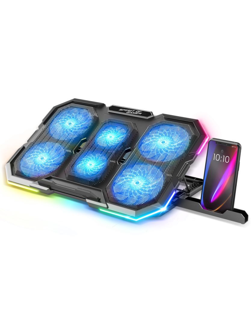 Spirit Of Gamer AirBlade 700 RGB Notebook hűtő Black