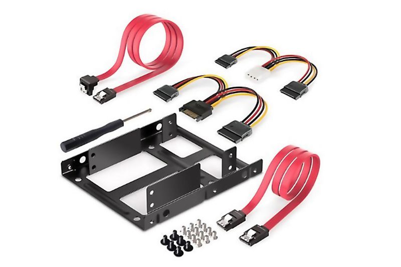 Digitus Dual 2,5" HDD/SSD Internal Mounting Kit incl. cable set Digitus Dual 2,5" HDD/SSD Internal Mounting Kit incl. cable set