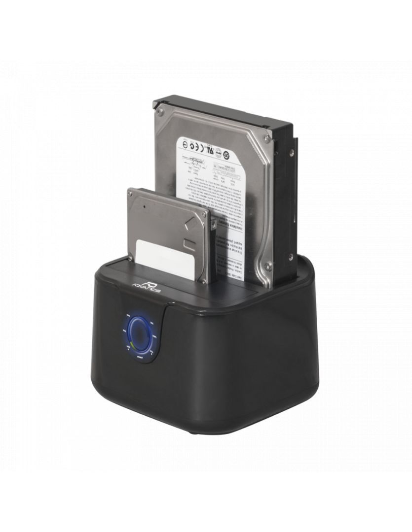 Advance DualDock Clone 2,5" / 3,5" USB3.0 Black Advance DualDock Clone 2,5" / 3,5" USB3.0 Black
