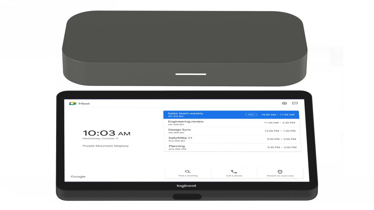 Logitech Base with Tap + Google Meet Logitech Base with Tap + Google Meet