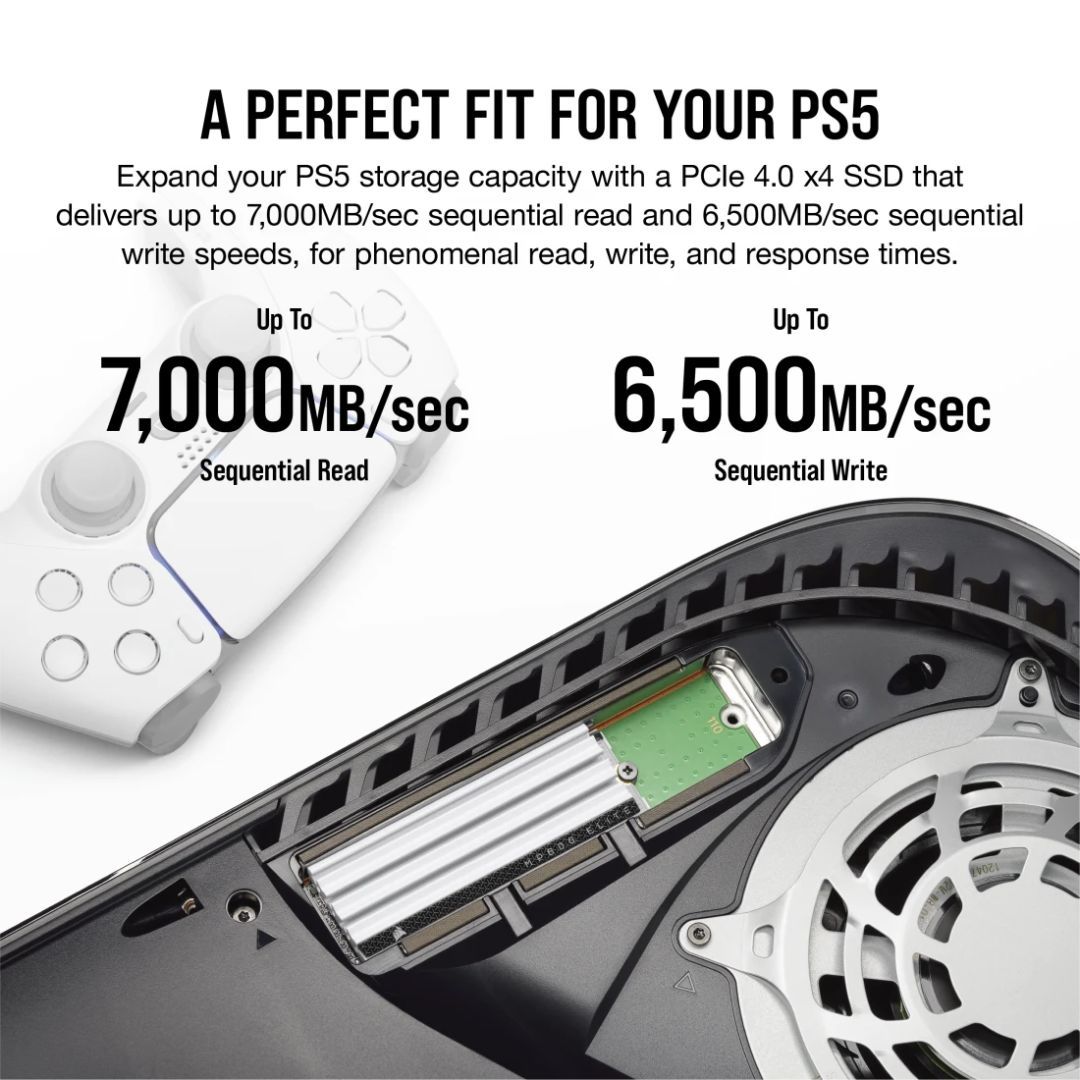 Corsair 1TB M.2 2280 NVMe MP600 Elite for PS5 Corsair 1TB M.2 2280 NVMe MP600 Elite for PS5