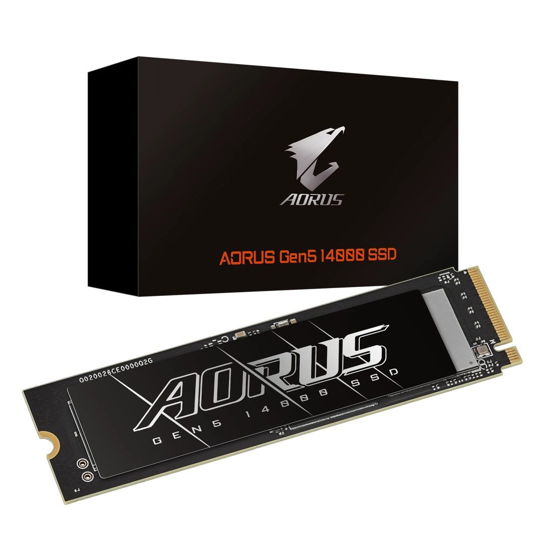 Gigabyte 4TB M.2 2280 NVMe Aorus Gen5 14000 Gigabyte 4TB M.2 2280 NVMe Aorus Gen5 14000