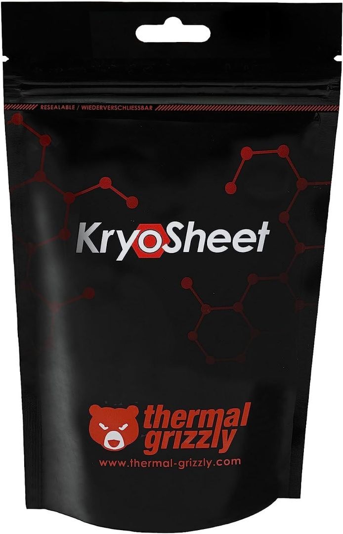 Thermal Grizzly Grizzly KryoSheet Hővezető Lap (1lap/csomag) Thermal Grizzly Grizzly KryoSheet Hővezető Lap (1lap/csomag)