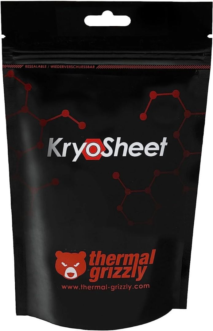 Thermal Grizzly KryoSheet Hővezető Lap (1lap/csomag) Thermal Grizzly KryoSheet Hővezető Lap (1lap/csomag)