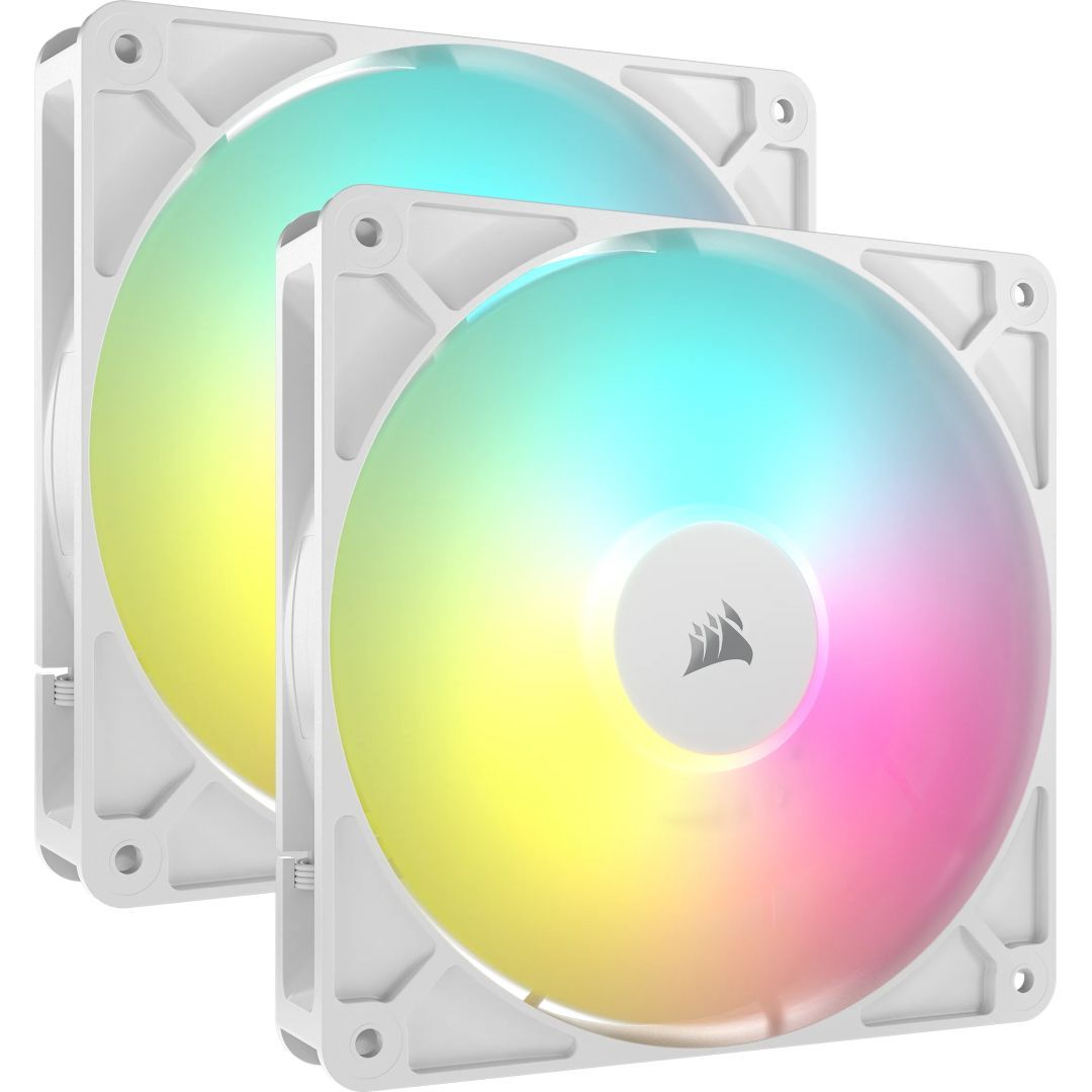 Corsair RS140 ARGB 140mm PWM Fan (2-pack) White Corsair RS140 ARGB 140mm PWM Fan (2-pack) White