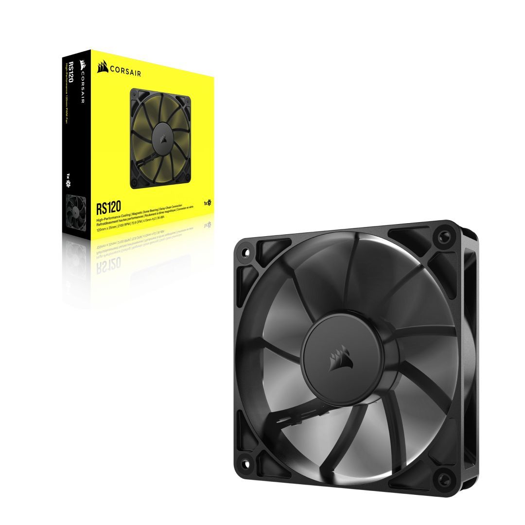 Corsair RS120 120mm PWM Fan Black Corsair RS120 120mm PWM Fan Black