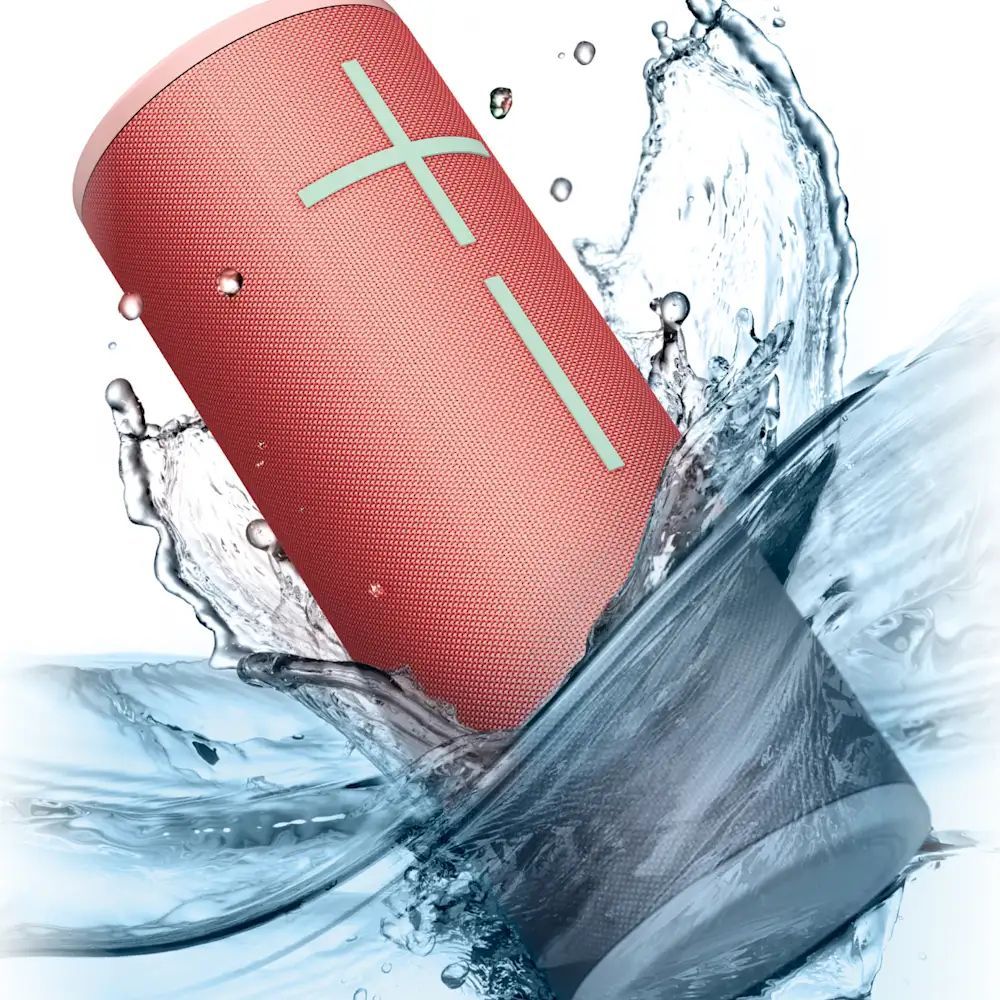 Logitech Ultimate Ears Megaboom 4 Bluetooth Speaker Raspberry Red