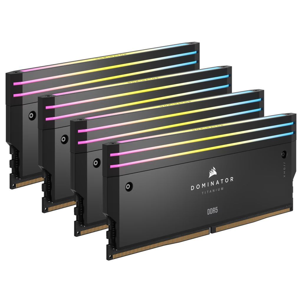 Corsair 96GB DDR5 6400MHz Kit(4x24GB) Dominator Titanium RGB