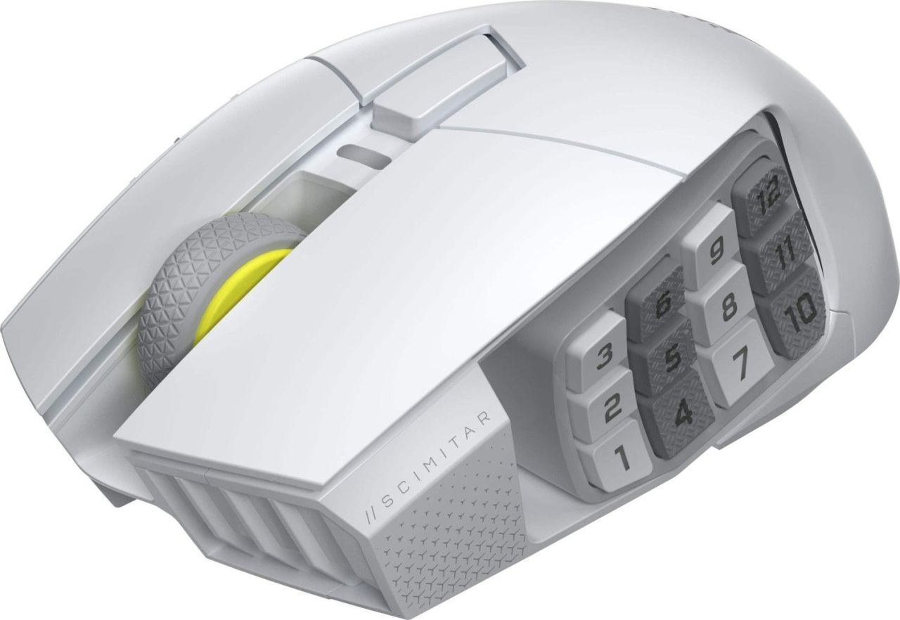 Corsair Scimitar Elite Se Wireless Bluetooth Gaming Mouse White