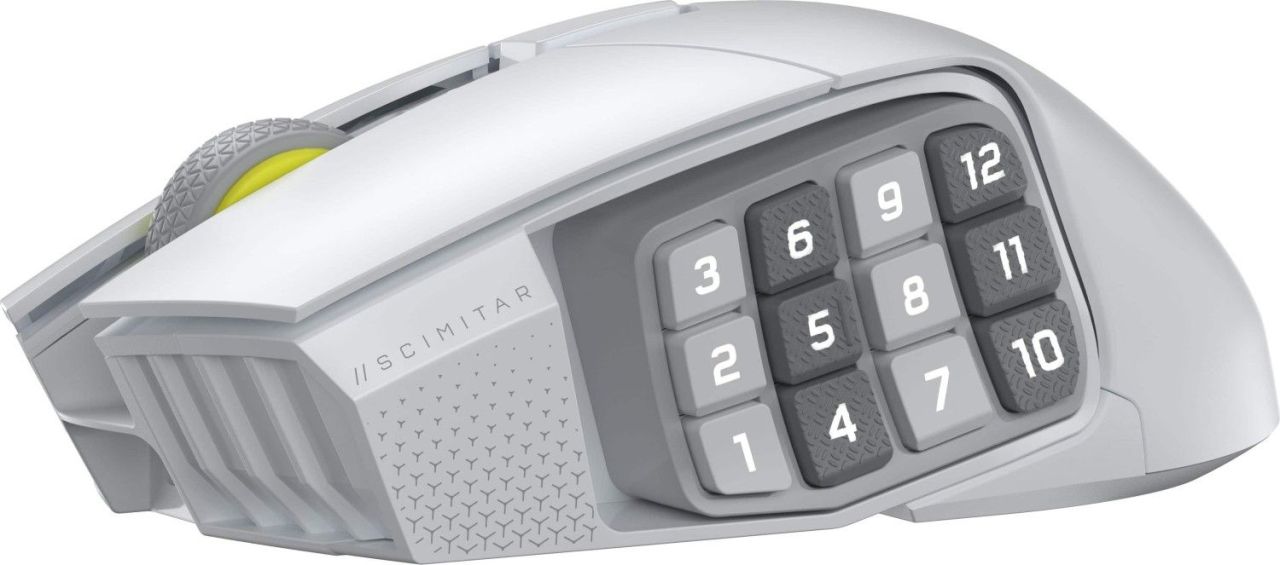 Corsair Scimitar Elite Se Wireless Bluetooth Gaming Mouse White