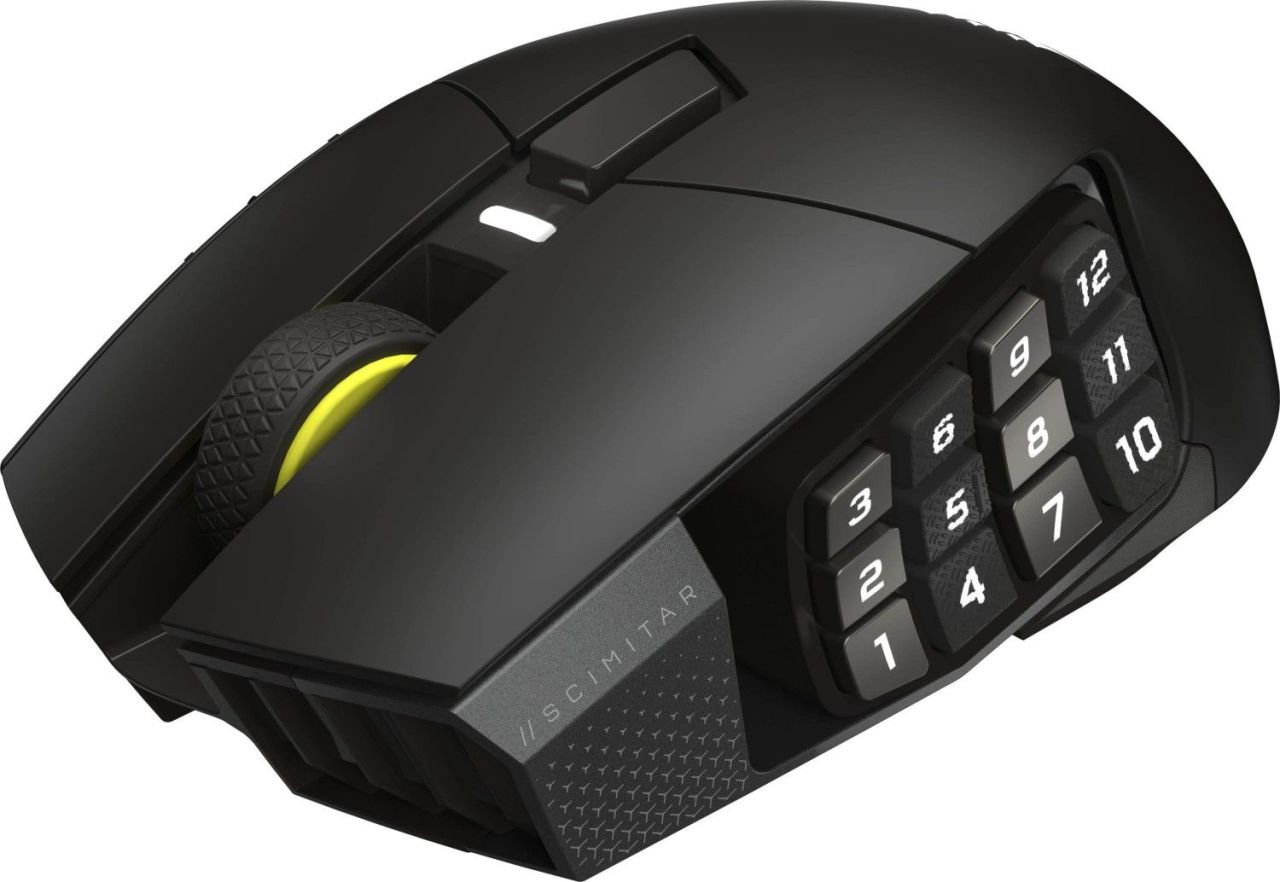 Corsair Scimitar Elite Se Wireless Bluetooth Gaming Mouse Gun Metal