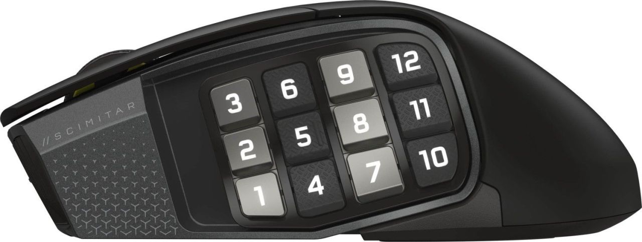 Corsair Scimitar Elite Se Wireless Bluetooth Gaming Mouse Gun Metal