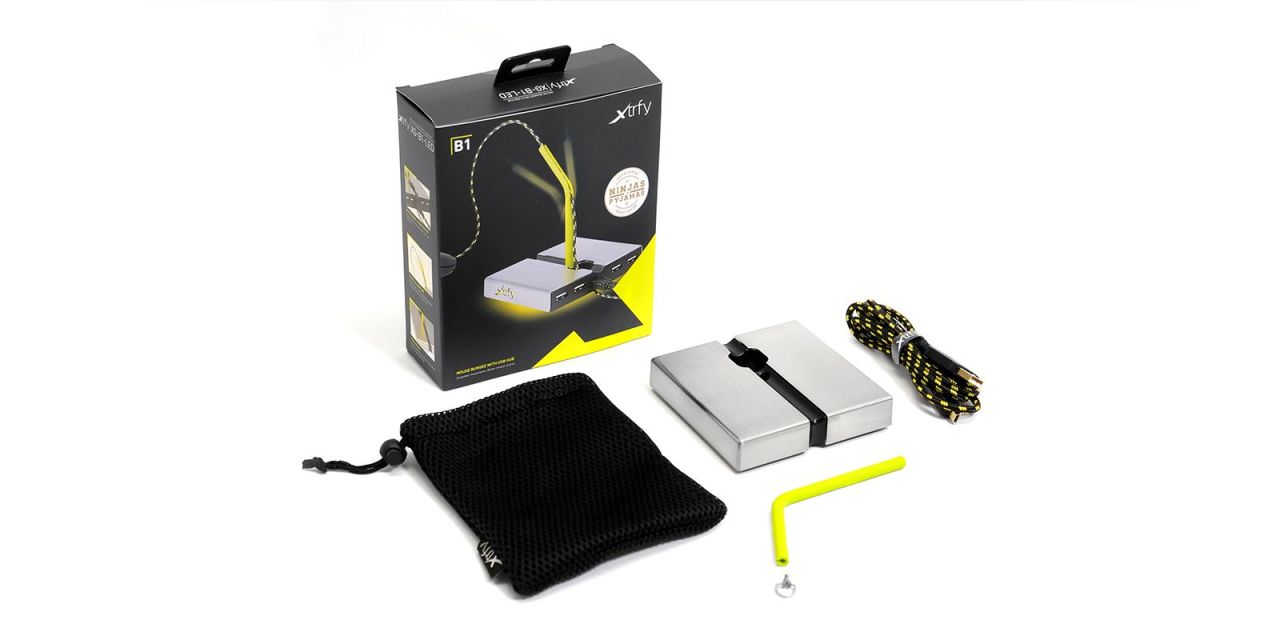 Xtrfy B1 Mouse Bungee Silver/Yellow Xtrfy B1 Mouse Bungee Silver/Yellow