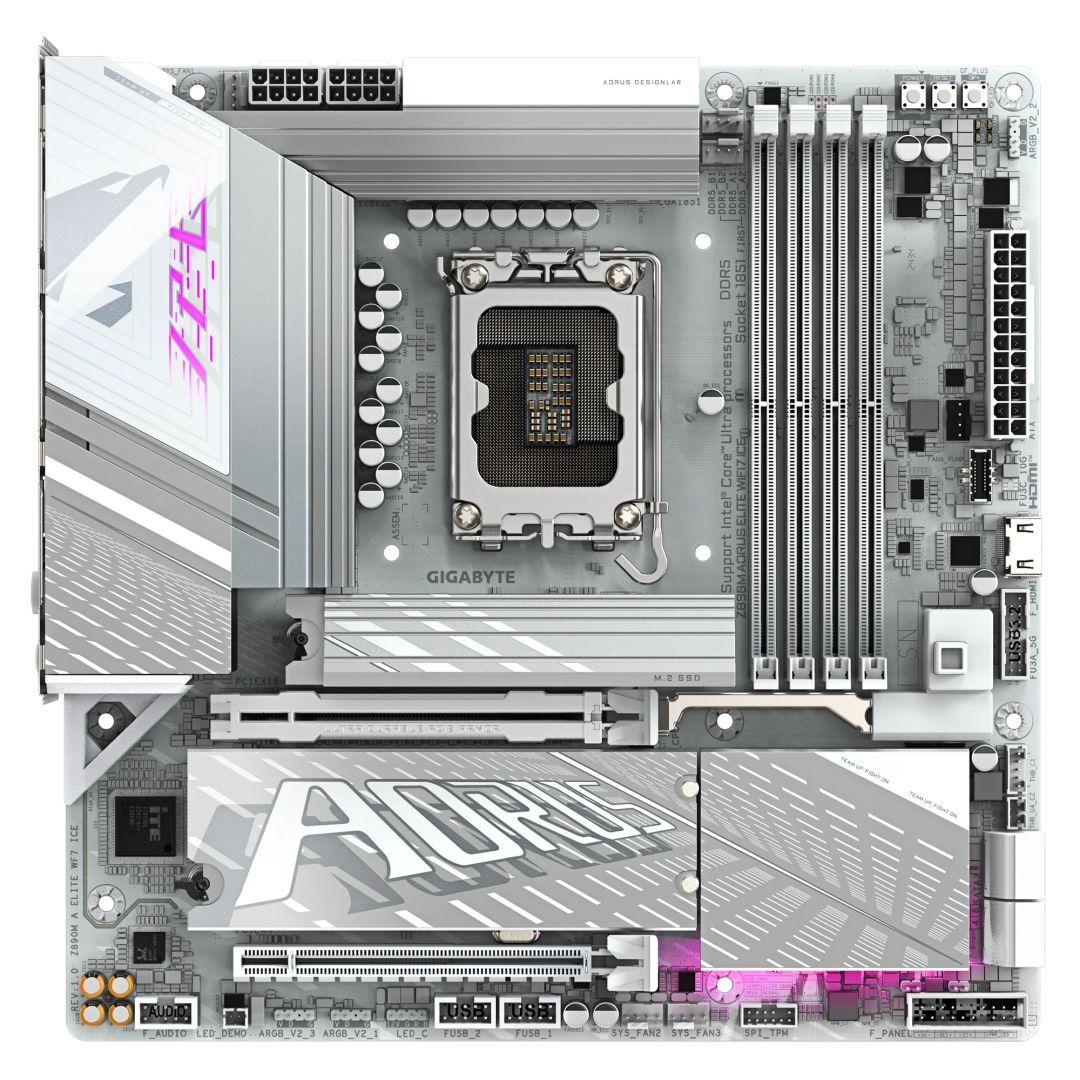 Gigabyte Z890M AORUS ELITE WIFI7 ICE Gigabyte Z890M AORUS ELITE WIFI7 ICE