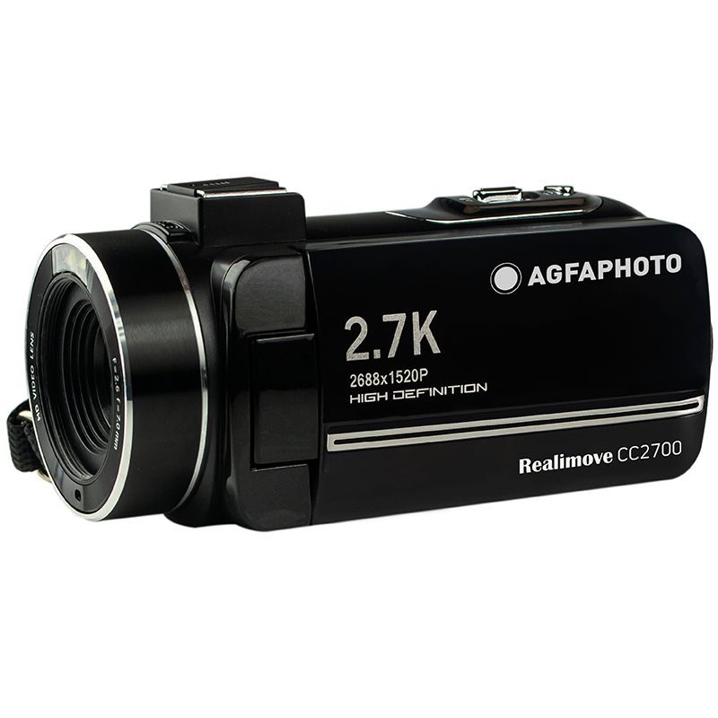 Agfaphoto Realimove CC2700 Video 2.7K Camcorder Black +1db akkumulátor Agfaphoto Realimove CC2700 Video 2.7K Camcorder Black +1db akkumulátor