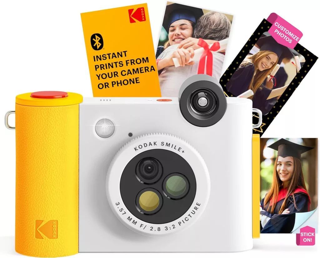 Kodak Smile+ Digital Instant Print Camera White/Yellow Kodak Smile+ Digital Instant Print Camera White/Yellow