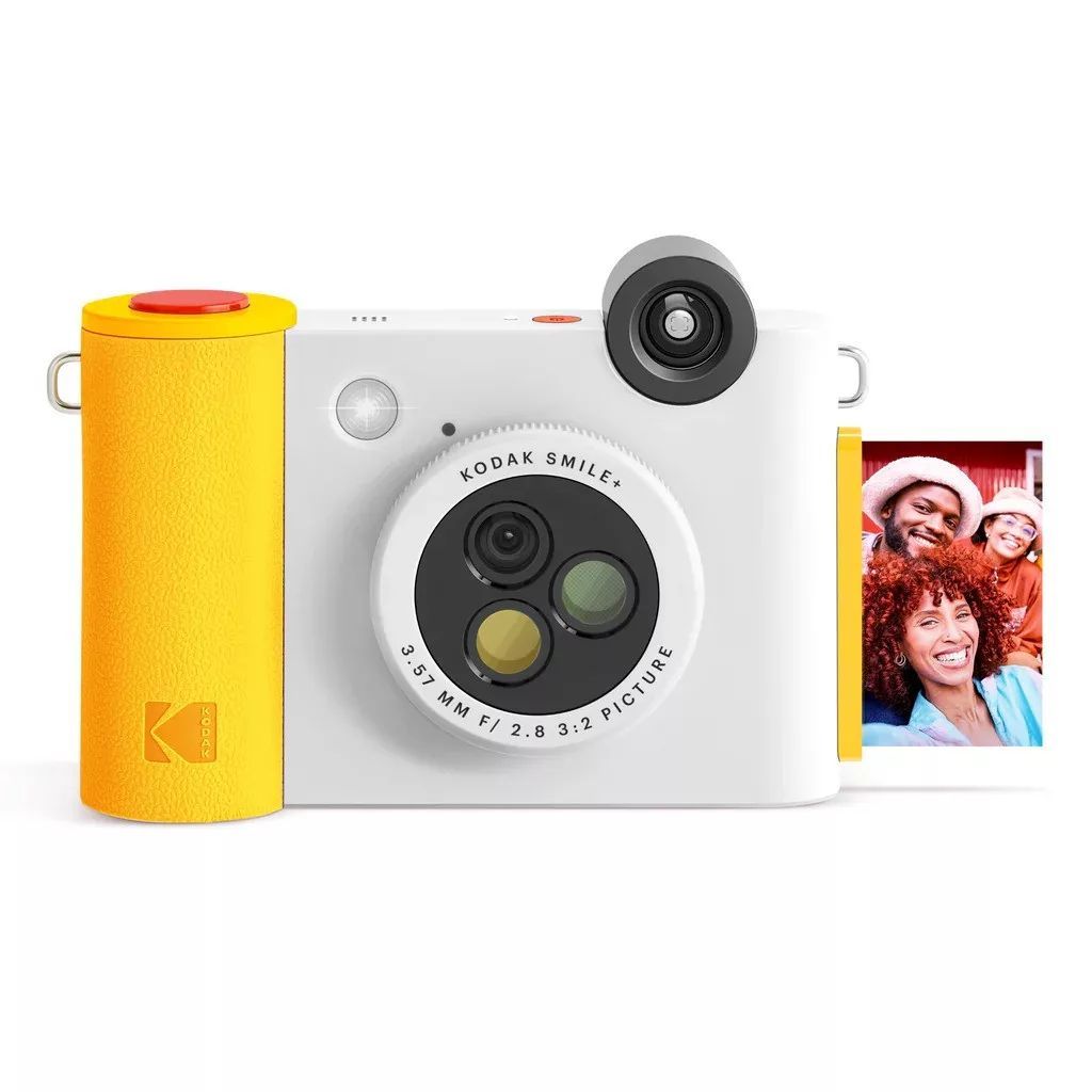 Kodak Smile+ Digital Instant Print Camera White/Yellow Kodak Smile+ Digital Instant Print Camera White/Yellow