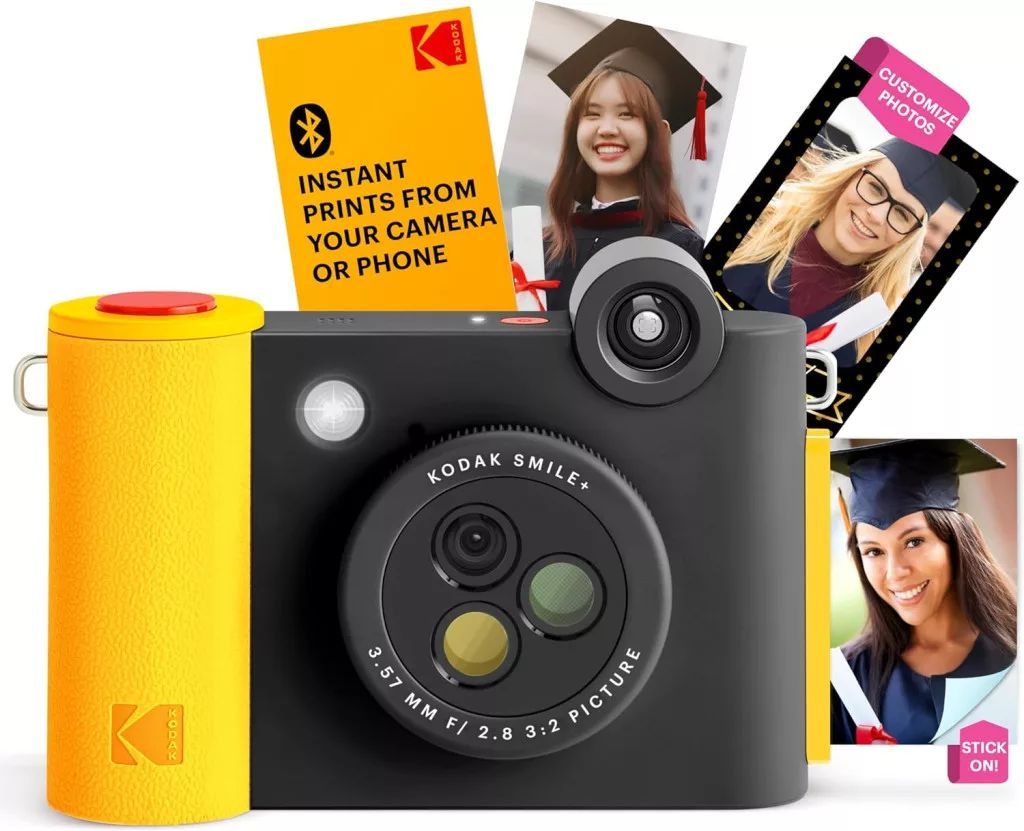 Kodak Smile+ Digital Instant Print Camera Black/Yellow Kodak Smile+ Digital Instant Print Camera Black/Yellow