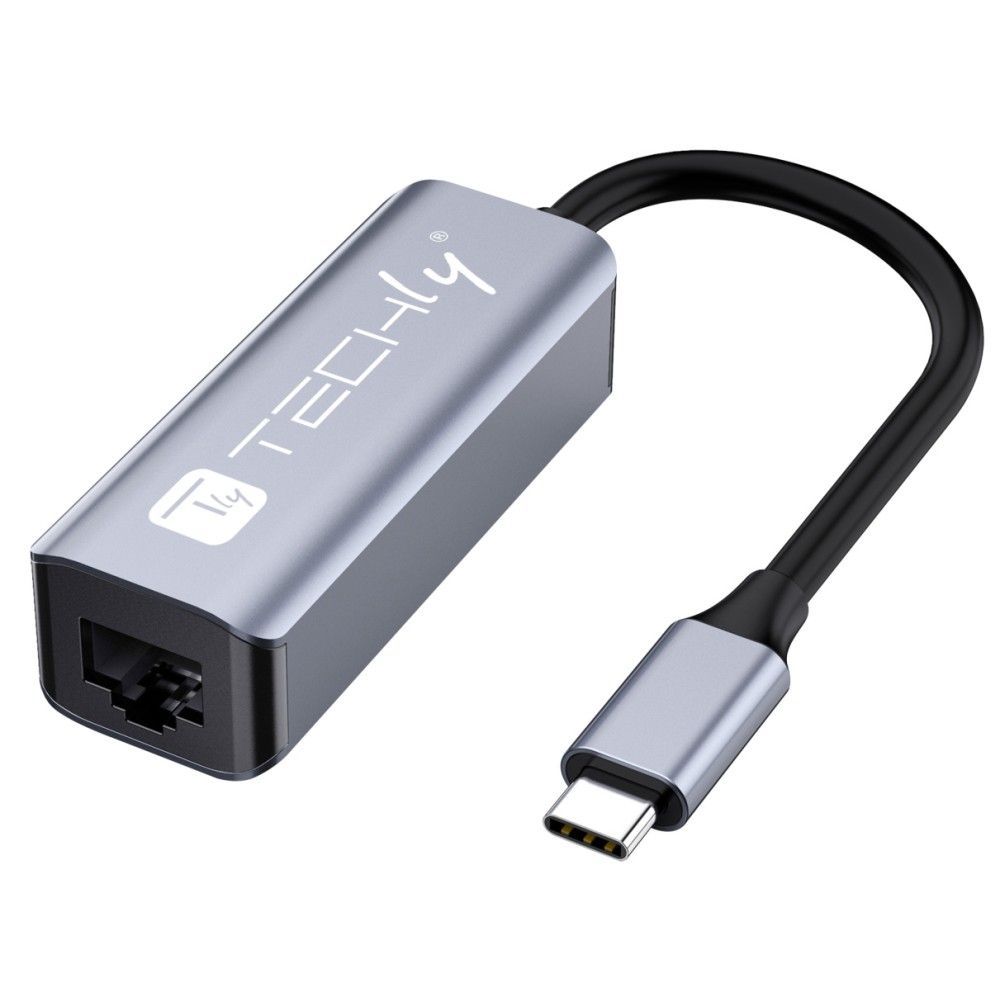 TECHLY USB-C 3.0 to RJ45 Gigabit Converter Adapter TECHLY USB-C 3.0 to RJ45 Gigabit Converter Adapter