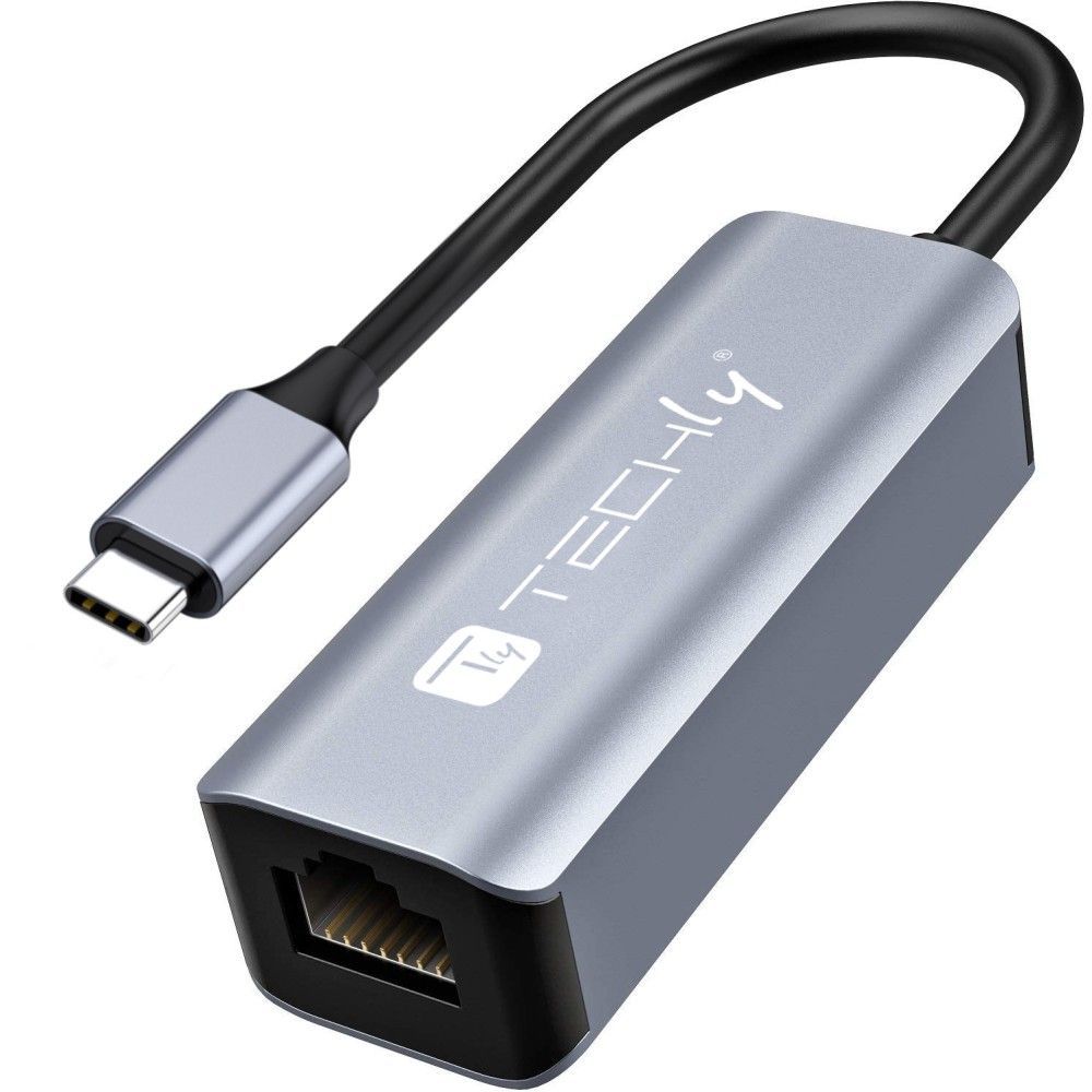 TECHLY USB-C 3.0 to RJ45 Gigabit Converter Adapter TECHLY USB-C 3.0 to RJ45 Gigabit Converter Adapter