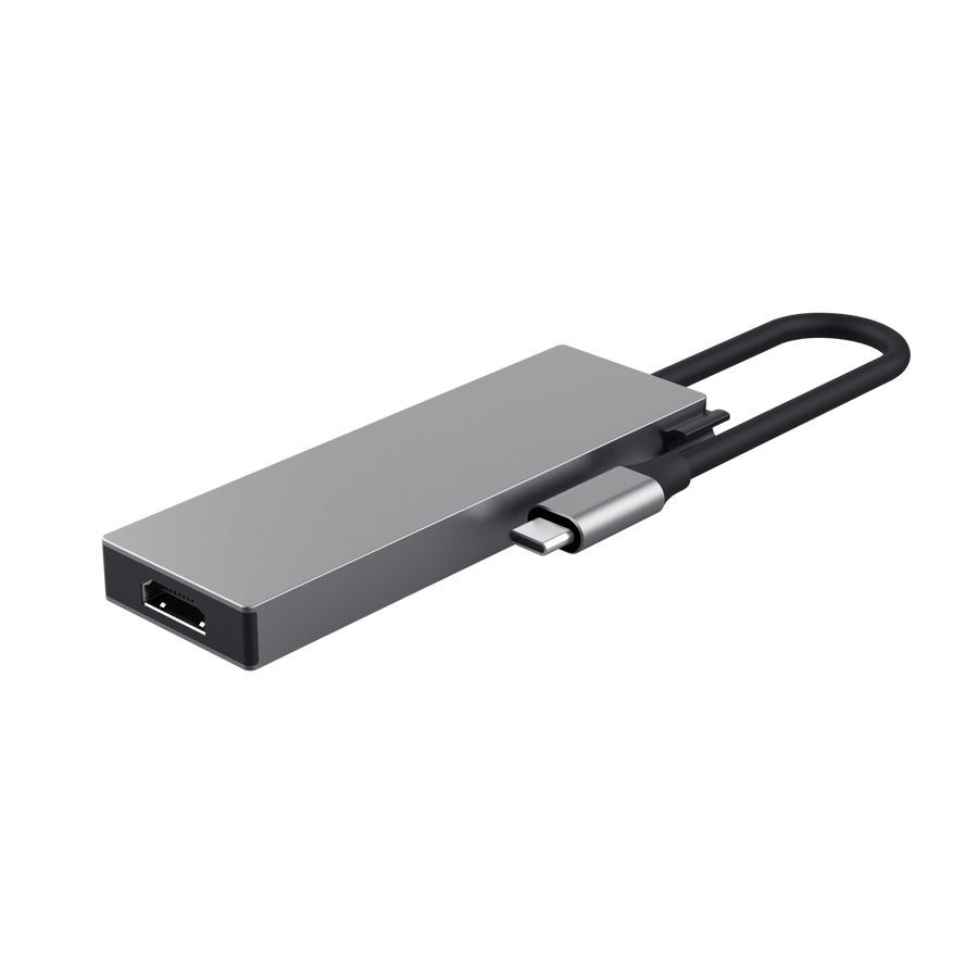 Trust Dalyx 5-in-1 USB-C Multiport Adapter Silver Trust Dalyx 5-in-1 USB-C Multiport Adapter Silver