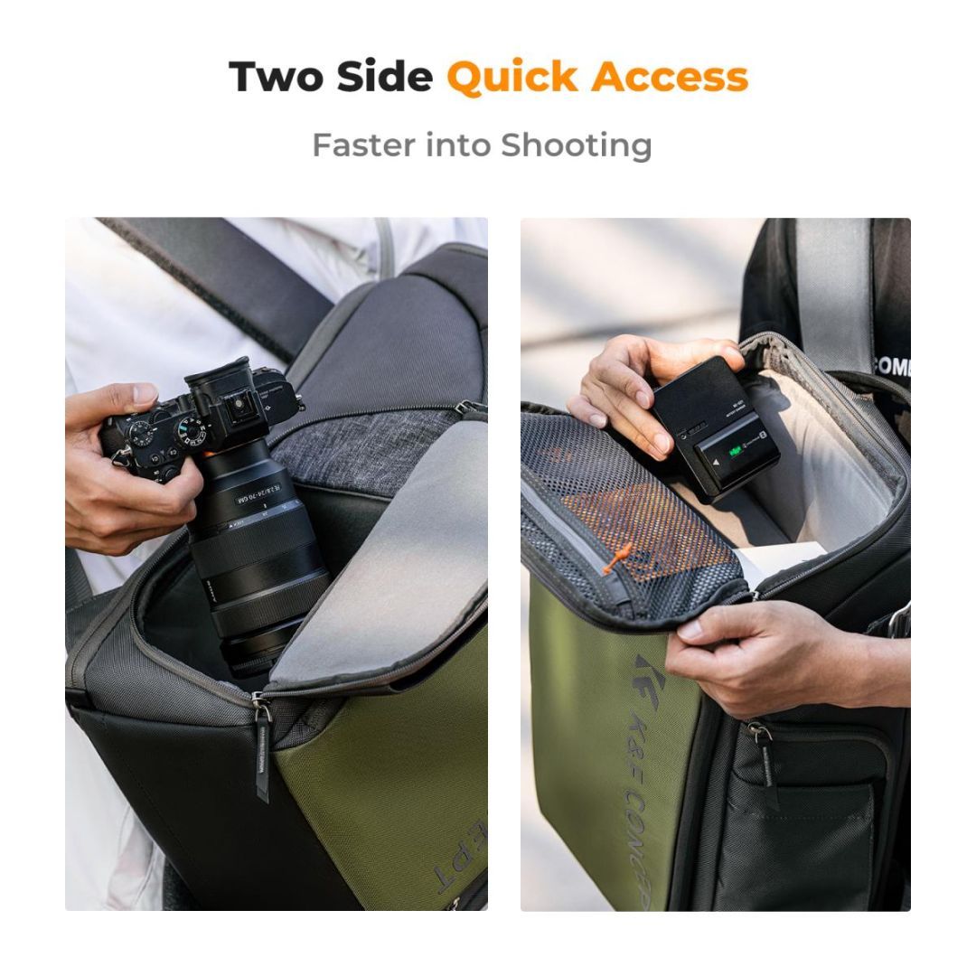 K&F Concept Camera Alpha Backpack Air 25L Nature Wander 01 Green