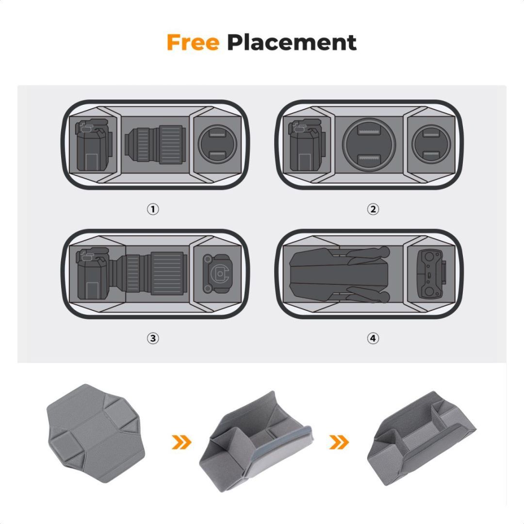 K&F Concept 2in1 Sling Bag Everyday Shoulder Bag & Photography Camera Backpack 10L Beige K&F Concept 2in1 Sling Bag Everyday Shoulder Bag & Photography Camera Backpack 10L Beige