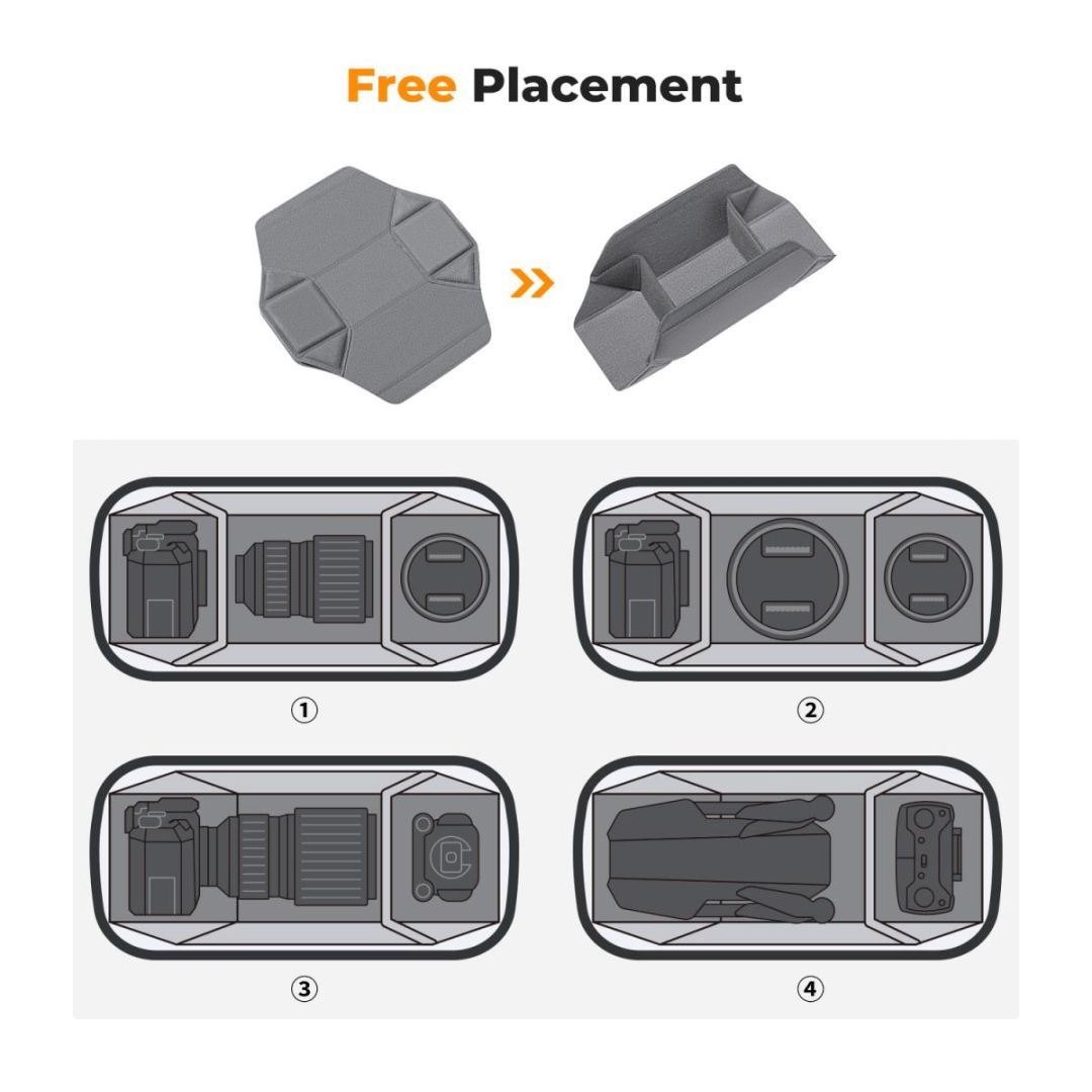 K&F Concept 2in1 Sling Bag Everyday Shoulder Bag & Photography Camera Backpack 10L Green K&F Concept 2in1 Sling Bag Everyday Shoulder Bag & Photography Camera Backpack 10L Green