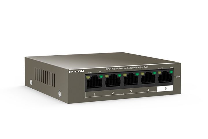 IP-COM G1105P-4-63W 5-Port Gigabit Desktop Switch with 4-Port PoE IP-COM G1105P-4-63W 5-Port Gigabit Desktop Switch with 4-Port PoE